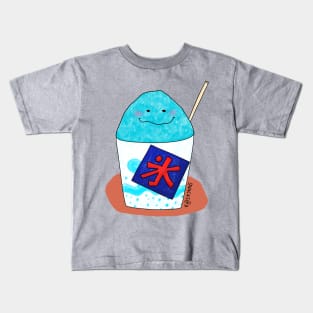 Kakigori with Blue Syrup Kids T-Shirt